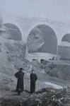 Fr. André Boland and Fr. Jean-Baptiste Tchang under the bridge of Wanxian