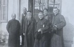 Group photo of Samists with Bp. Paul Faveau