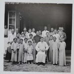 Fr, Joseph Zié (Qian) with his family by Fr. Charles Meeus