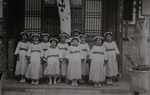 Young girls belonging to the Eucharistic Crusade
