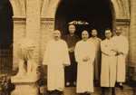 Bp. Pierre Cheng Youyou and Chinese priests