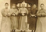 Bp. Pierre Cheng Youyou and four priests