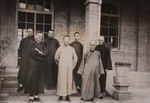 Clergy on Corpus Christi celebration day in the village of Shangzhuangzi