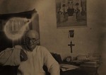 Father Raymond de Jaegher in his room