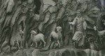 Chinese style wall sculpture of the Good Shepherd