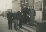 Mr. Tong, mayor of Shenyang, with Professor George and Raymond de Jaegher by Henri Pattyn SJ