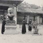 Mgr. Alfredo Bruniera, Fr. Paul Gilson, and Fr. Laurent Tchang at the Summer Palace in Beijing