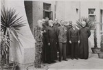 Belgian missionaries with Henry Delvaux de Fenffe at the Scheut Procurement house in Beijing 1