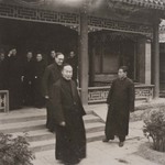 Priests from the Xuanhua apostolic vicariate welcoming Bishop Joseph Tchang 1