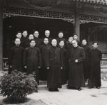 Priests from the Xuanhua apostolic vicariate welcoming Bishop Joseph Tchang 2