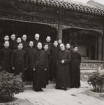 Priests from the Xuanhua apostolic vicariate welcoming Bishop Joseph Tchang 3