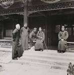 Priests from the Xuanhua apostolic vicariate at the Xuanhua procurement house of Beijing