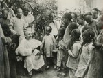 Fr. Lebbe teaching catechism to small children in Zhuozhou 1