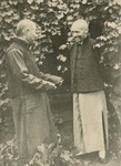Fr. Vincent Lebbe in conversation with a Chinese priest