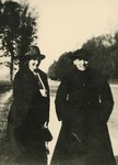 Fr. Vincent Lebbe at the Bois de Boulogne with his sister