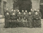 Chinese bishops with Dom Jehan Joliet and Dom Théodore Nève in Bruges