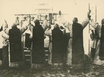 Fr. Vincent Lebbe and four Brothers of St. John the Baptist taking their religious vows 1