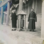 Fr. Vincent Lebbe with a Buddhist monk at the Lama temple 1