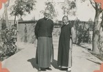Brother Alexandre Cao Lishan and Fr. Raymond de Jaegher at the monastery of the Beatitudes