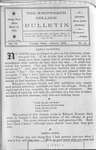 The Whitworth College Bulletin January 1903