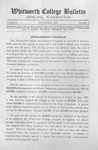 Whitworth College Bulletin October 1937