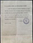 Letter from Swiss Consul General Shanghai to American, British, and Dutch Nationals in Peking. by Swiss Consul General Shanghai