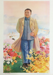 Deng Xiaoping Standing in Landscape