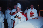 (Bishop) Cardinal Gong Pinmei Officiating at a Funeral. by N/A N/A