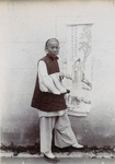 Chinese Artist with Scroll