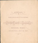 Commencement Program 1895 by Whitworth University