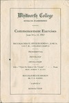 Commencement Program 1917 by Whitworth University