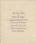 Commencement Program 1906