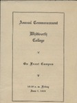 Commencement Program 1929 by Whitworth University
