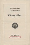 Commencement Program 1947 by Whitworth University