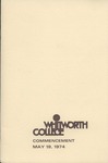 Commencement Program 1974 by Whitworth University