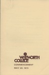 Commencement Program 1973 by Whitworth University