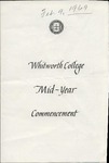 Commencement Program Feb. 1969