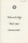 Commencement Program Jan. 1966
