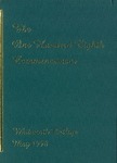 Commencement Program 1998 by Whitworth University