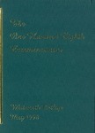 Commencement Program 1998