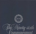 Commencement Program 1986