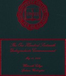 Commencement Program 2006 by Whitworth University