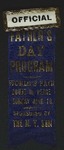Blue Ribbon from World's Fair Father's Day Program by N/A
