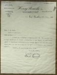 Letter to Sonora Dodd from Albert Romeike, July 28, 1910 by Albert Romeike