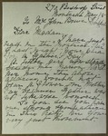 Letter to Sonora Dodd, May 18, 1911 by Unidentified
