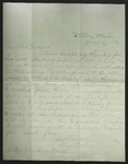 Letter to Sonora Dodd from Edna Forrey, June 21, 1914, with enclosed note by Edna Forrey