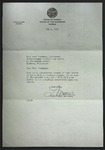 Letter to Mrs. Bert Cummings from State of Kansas Office of the Governor, May 8, 1940 by Unidentified