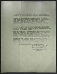 "Resolutions Upon the Death of Mr. John Bruce Dodd," International Father's Day Association, c. 1945 by International Father's Day Association