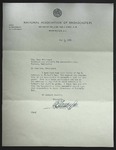 Letter to Mary Devereaux from C. E. Arney, Jr., May 8, 1940