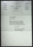 Letter to Sonora Dodd from Mrs. Freeman Cogley, Jr., July 31, 1957 by Mrs. Freeman Cogley, Jr.
